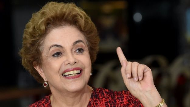 Brazil President Dilma Rousseff, presser, Brasilia