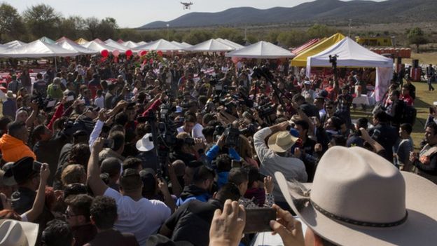 Mexique: un anniversaire à 1,3 million d'invités