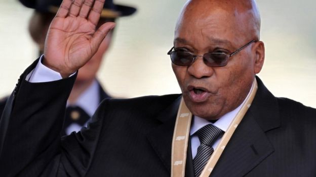 South Africa's President Jacob Zuma takes an oath during his inauguration in Pretoria, South Africa - 9 May 2009