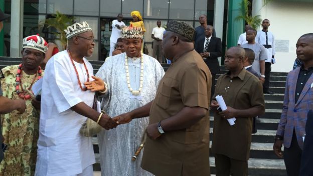 Ethnic Igbo leaders in southern Nigeria