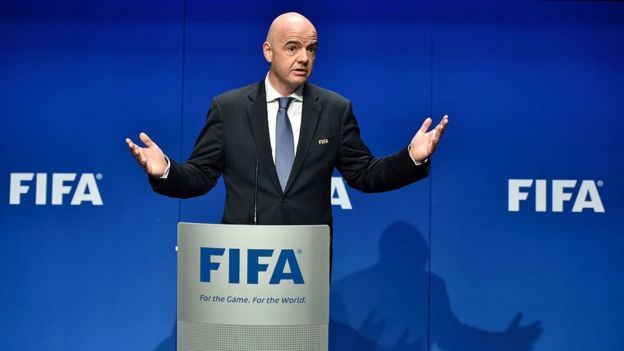 Gianni Infantino is seen as supporting change in Caf