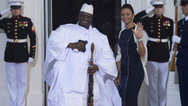 Image result for yahya jammeh and his wife
