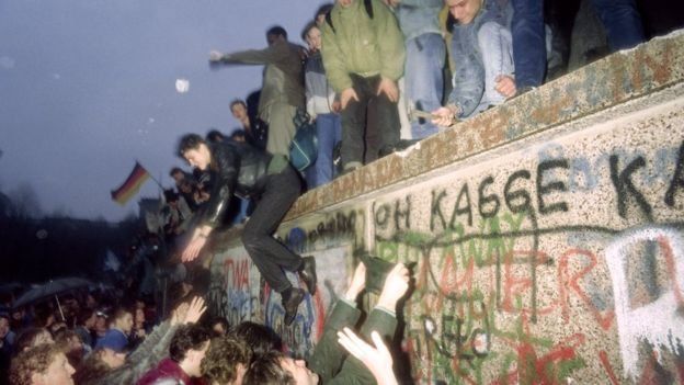 La caída del muro de Berlín