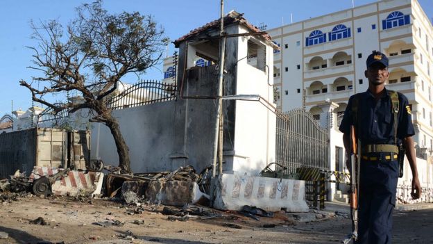 Jazeera Palace Hotel after 1 January 2014 attack