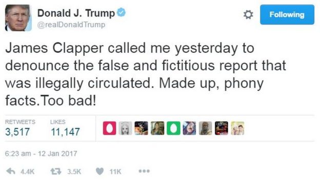 Trump tweet