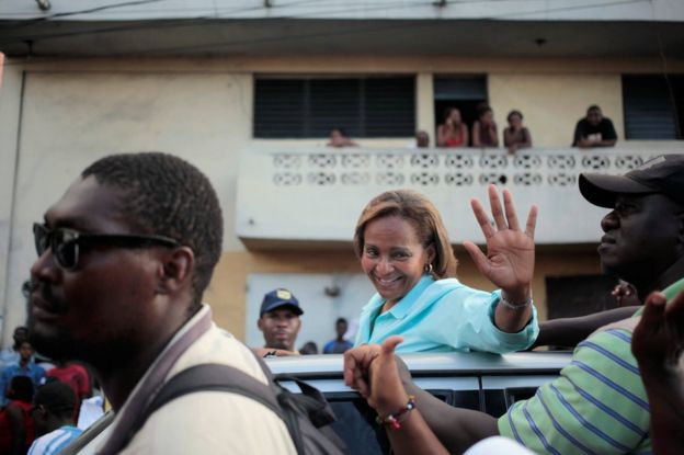 Maryse Narcisse en Puerto Príncipe