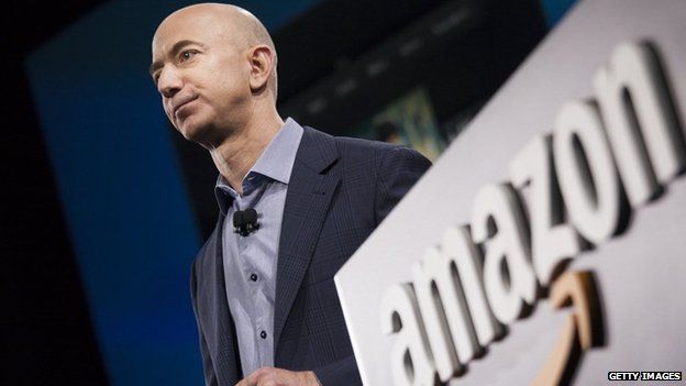 Jeff Bezos at an Amazon launch