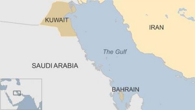 Map of the area of the incident