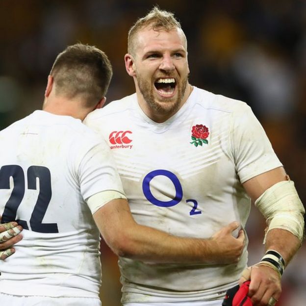 James Haskell tras ganar un partido