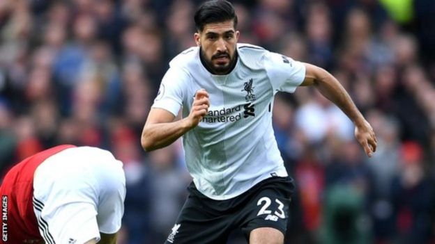 Mchezaji wa safu ya kati wa Liverpool na Ujerumani Emre Can