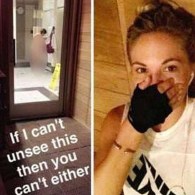 Dani Mathers en el gimnasio