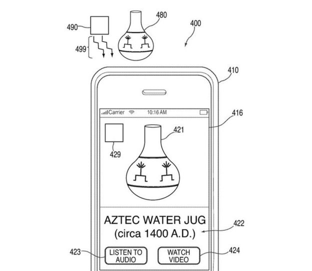An Aztec Water Jug on a smartphone screen