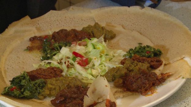 Injera and stew