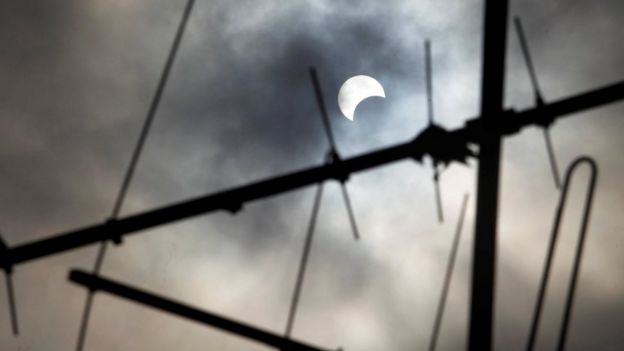 Eclipse desde Costa de Marfil