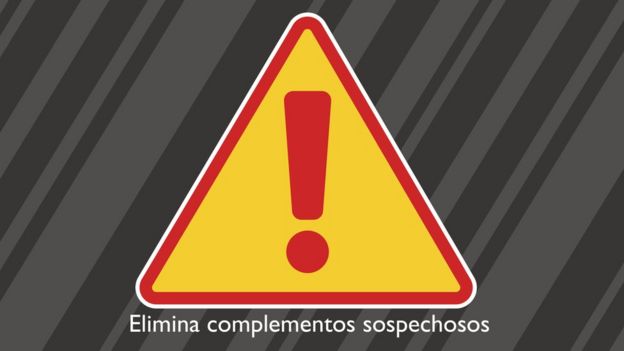 Paso 4: elimina complementos sospechosos.