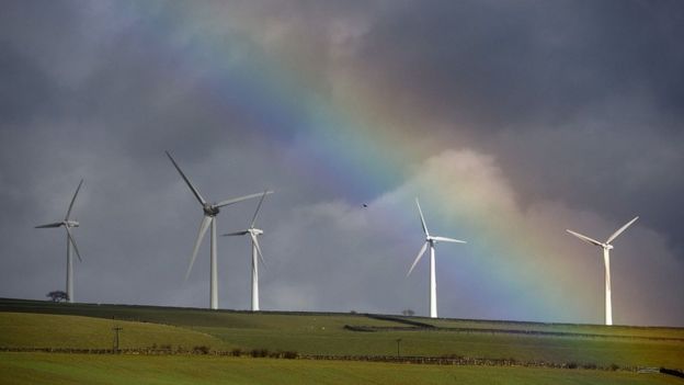 Windfarm in Wortley, near Sheffield
