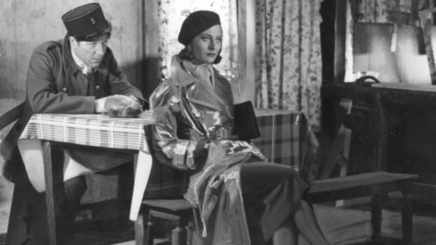 Michele Morgan with Jean Gabin in Quai des brumes