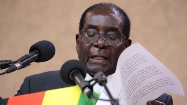 Zimbabwean President Robert Mugabe (03 September 2016)