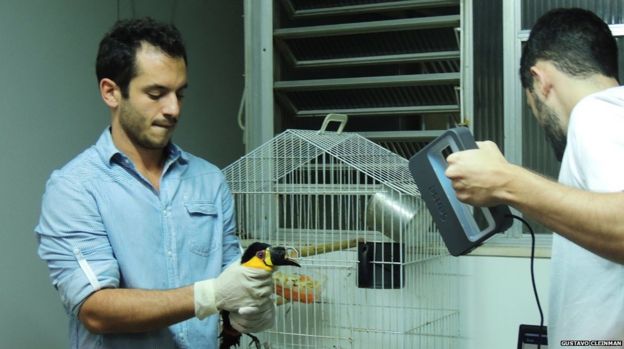 Researchers at work with Tieta