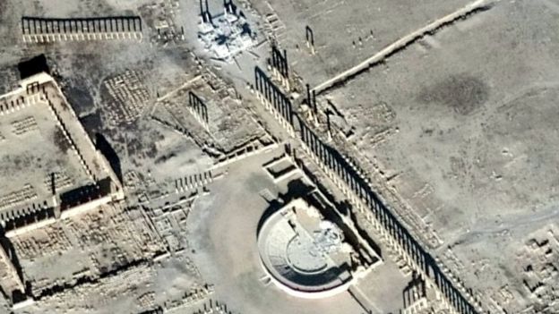 روسيا تبث صور دمار لآثار تاريخية في تدمر