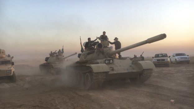 Peshmerga soldiers prepare for operation to retake Mosul