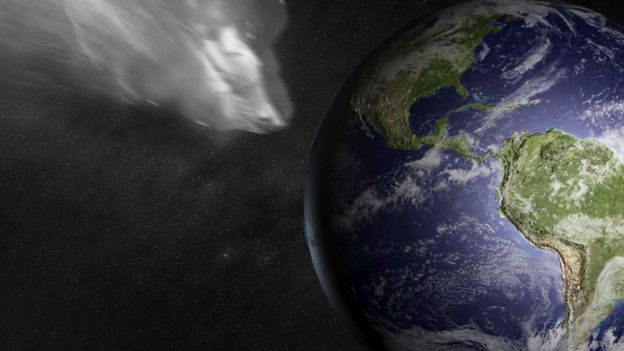 Asteroid approaching near the Earth