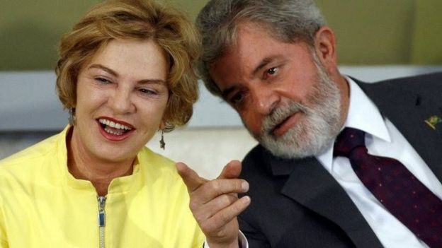 Dona Marisa e Lula