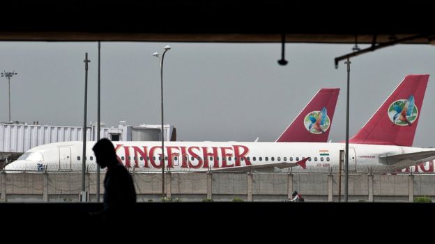Kingfisher Airlines plane