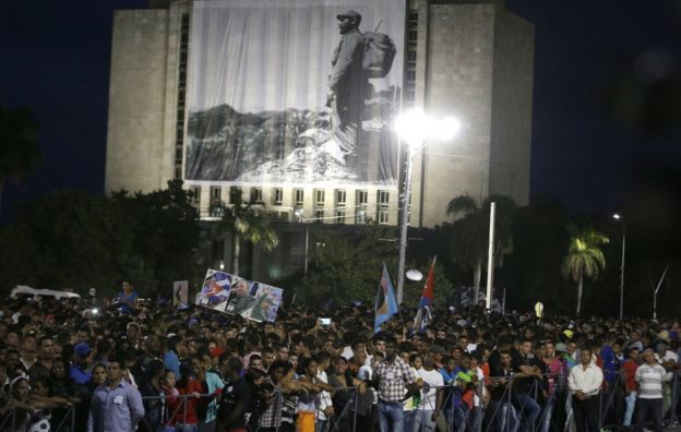 Homenaje a Fidel Castro en La Habana
