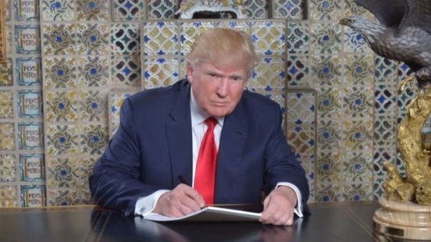 Trump aliagiza kuzuia waislam wa nchi saba kuingia Marekani