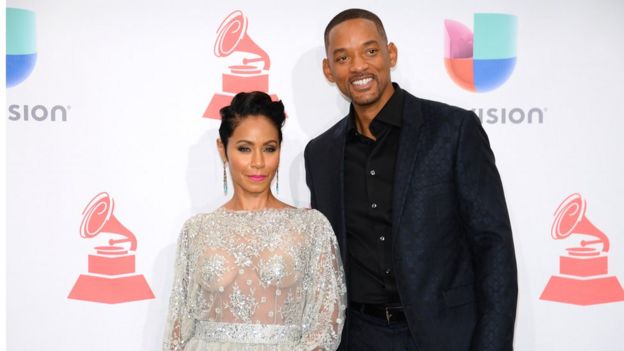 Jada Pinkett Smith with husband Will Smith