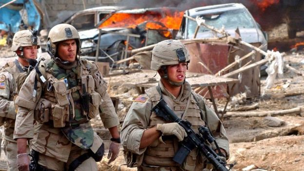американские военные в Талль-Афаре в 2003 году
