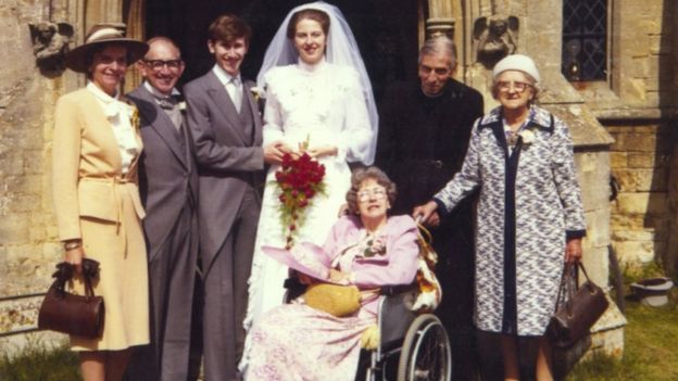 Свадьба Терезы и Филипа Мэй в 1980 году