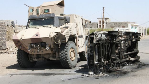 قوات التحالف العربي بقيادة السعودية تقود عمليات عسكرية في اليمن منذ مارس/ آذار 2015 دعما لحكومة عبد ربه منصور هادي