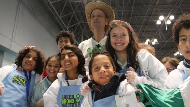 Stephen Ritz and students
