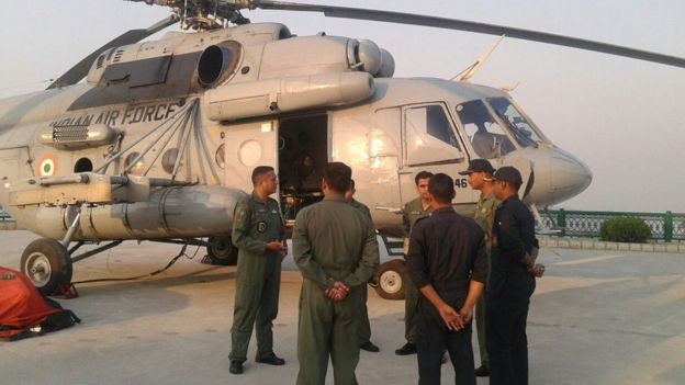 Indian Air Force choppers