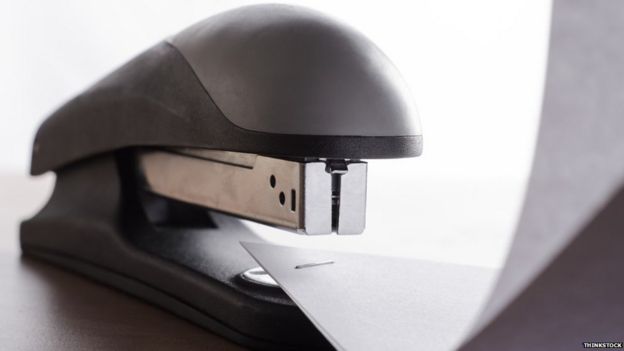 A stapler
