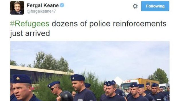 Fergal Keane tweet