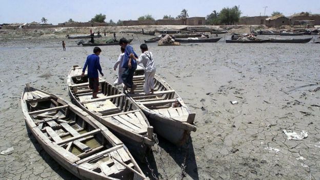 کودکان عراقی در هورالهویزه