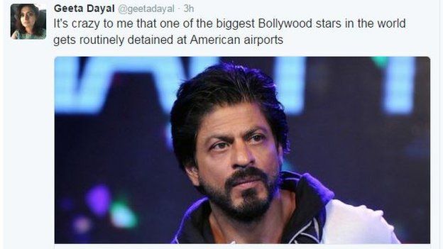Tweet by Indian arts journalist Geeta Dayal: