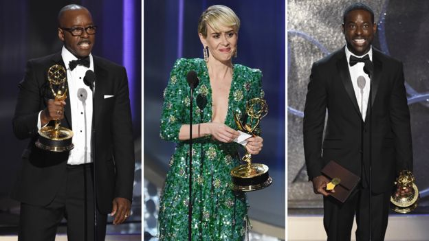 Courtney B Vance, Sarah Paulson and Sterling K Brown