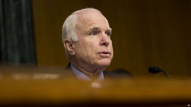 John McCain, chairman of the Senate Armed Services Committee