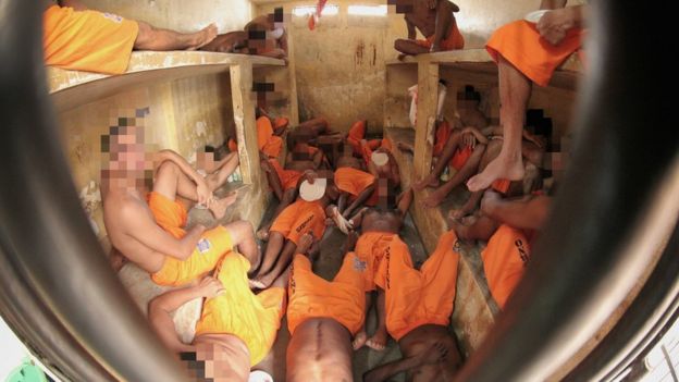 Presos se amontoam em cela na penitenciÃ¡ria de Pedrinhas