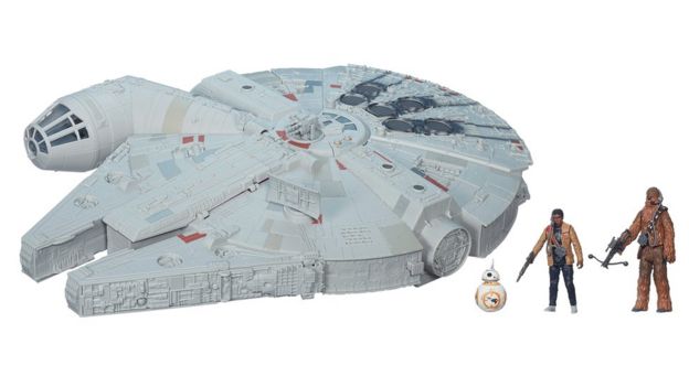 Undated handout picture of Star Wars The Force Awakens Millennium Falcon from Hasbro. It is on the Toy Retailers Association (TRA) annual DreamToys list of predicted top sellers.
