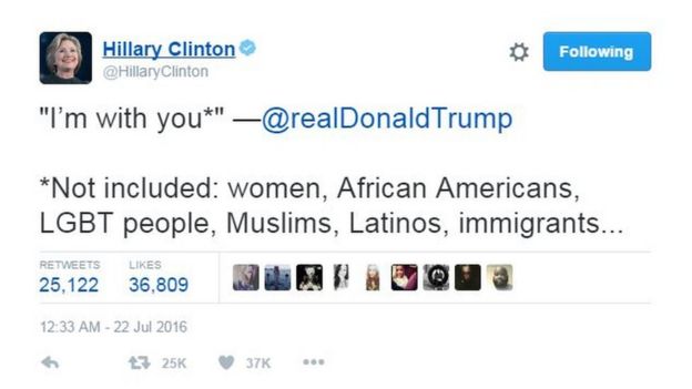 Hillary Clinton on Twitter: 
