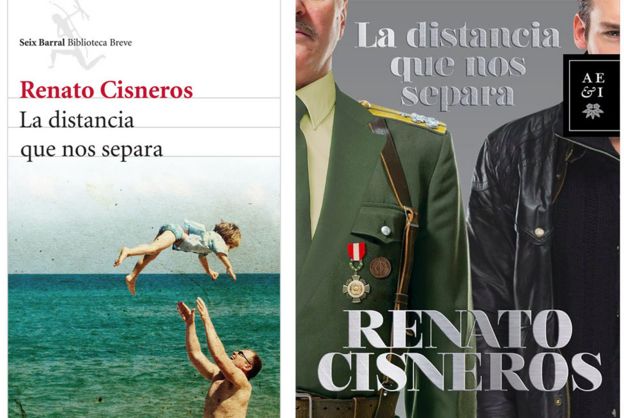 Las portadas de la edición internacional y peruana de 