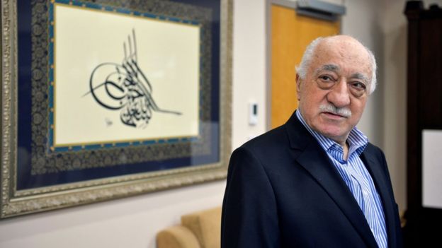 Fethullah Gülen Pensilvanya'da evinde.