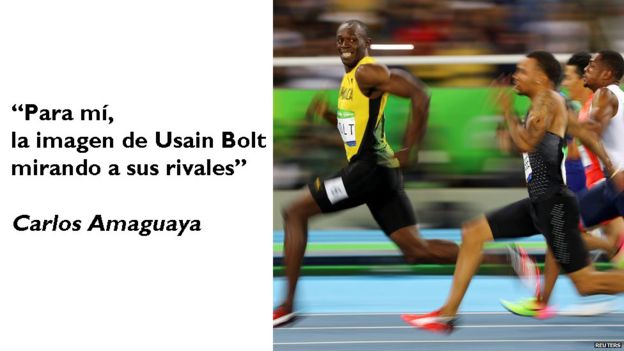 Usain Bolt corriendo