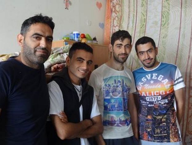 Four young men from Syria