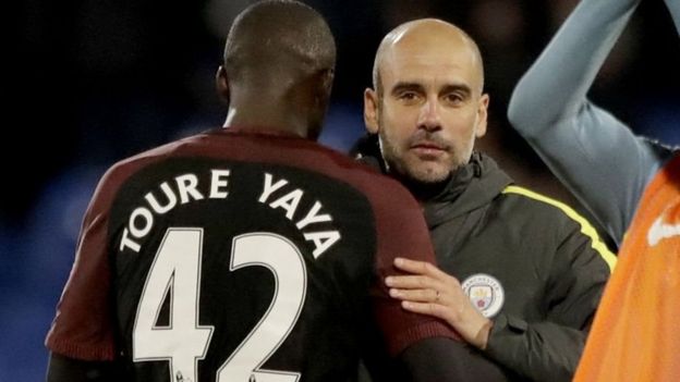 Mwanzoni mwa msimu Toure ambaye amekuwa injini ya city aliwekwa benchi na kocha Guardiola